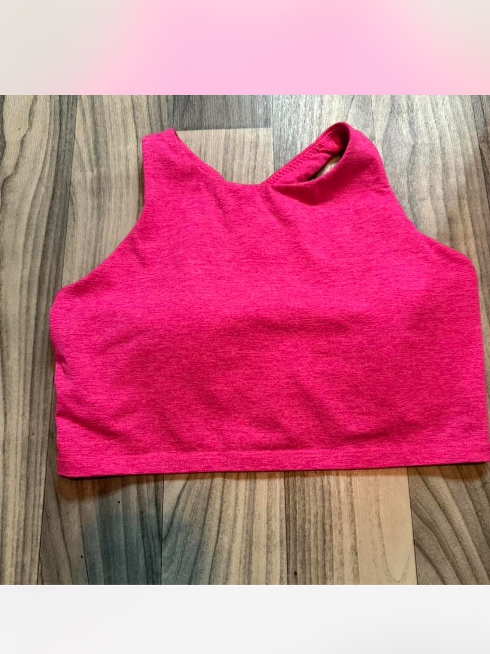 Bright Hot Pink Aerie Sports Bra